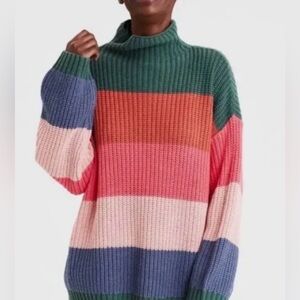 American Eagle Outfitters Relaxed Oversized Mockneck Sweater XS